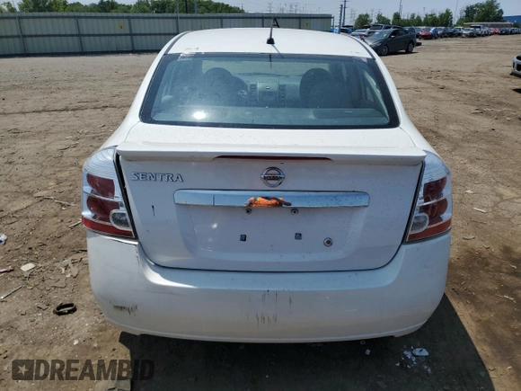 2012 Nissan Sentra SR with VIN 3N1AB6AP7CL742550, listed as a Copart auction lot 59290745 with 85,470 mi miles and Salvage title. Bid and sale history available at DreamBid. Image 6.