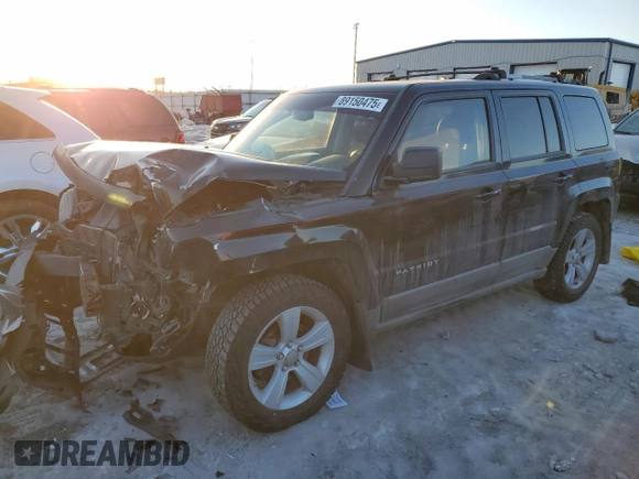 2011 Jeep Patriot Latitude X with VIN 1J4NF4GBXBD127718, listed as a Copart auction lot 89150475 with 162,186 mi miles and Salvage Title. Bid and sale history available at DreamBid. Image 1.