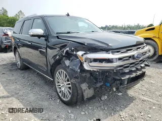 2022 Ford Expedition Platinum with VIN 1FMJU1MTXNEA27764, listed as a Copart auction lot 58815345 with 67,219 mi miles and Salvage title. Bid and sale history available at DreamBid. Image 4.