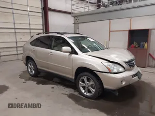 2006 Lexus RX 400h with VIN JTJHW31U362007345, listed as a IAAI auction lot 42157369 with 141,243 mi miles and . Bid and sale history available at DreamBid. Image 1.