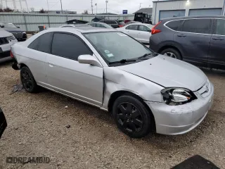 2002 Honda Civic EX with VIN 1HGEM21972L103891, listed as a Copart auction lot 87280664 with 153,278 mi miles and Salvage Title. Bid and sale history available at carsss.com. Image 4.