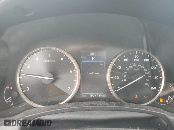 2015 Lexus NX 200t with VIN JTJBARBZ1F2034948, listed as a Copart auction lot 60668105 with 80,749 mi miles and Salvage title. Bid and sale history available at DreamBid. Image 9.