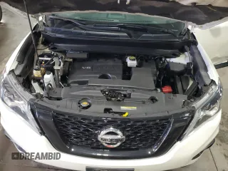 2019 Nissan Pathfinder S with VIN 5N1DR2MM0KC633465, listed as a Copart auction lot 59626475 with 38,019 mi miles and Salvage title. Bid and sale history available at DreamBid. Image 12.