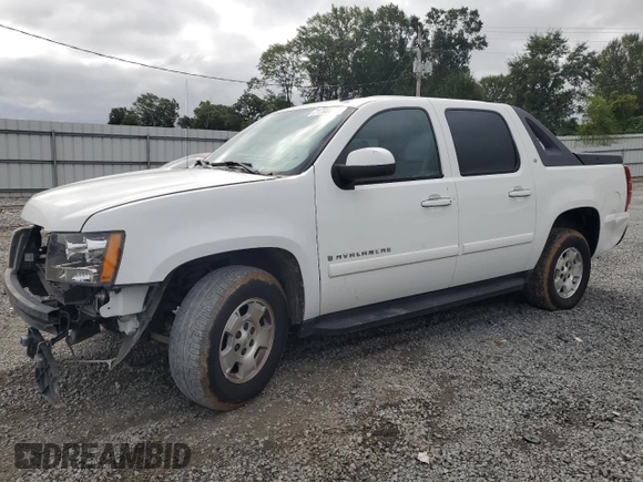 2007 Chevrolet Avalanche LT w/3LT with VIN 3GNEC12007G316172, listed as a Copart auction lot 71780344 with 174,269 mi miles and Salvage Title. Bid and sale history available at carsss.com. Image 1.
