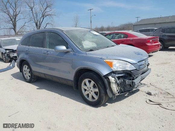 2009 Honda CR-V EX-L with VIN JHLRE48729C009573, listed as a IAAI auction lot 41798471 with 86,215 mi miles. Bid and sale history available at carsss.com. Image 1.