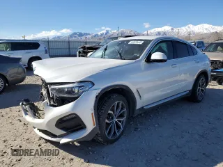 2021 BMW X4 xDrive30i with VIN 5UX2V1C02M9E78161, listed as a Copart auction lot 46329445 with 0 mi miles and Salvage Title. Bid and sale history available at carsss.com. Image 1.