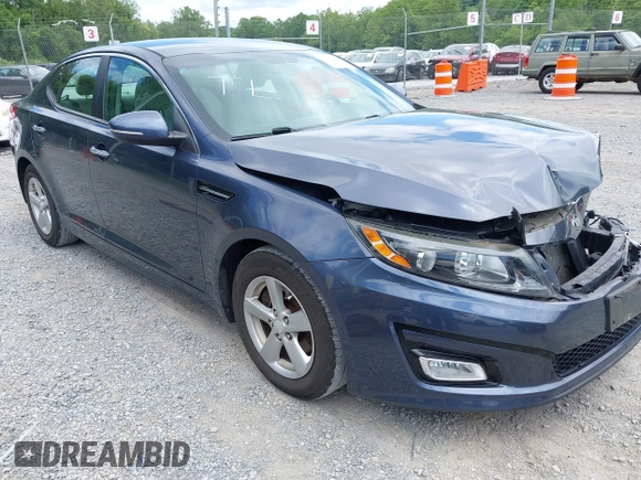 2015 Kia Optima LX with VIN 5XXGM4A75FG433164, listed as a IAAI auction lot 42537071 with 147,214 mi miles and . Bid and sale history available at DreamBid. Image 1.