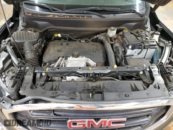 2018 GMC Terrain SLE with VIN 3GKALMEX2JL319899, listed as a Copart auction lot 44571145 with 58,698 mi miles and Salvage Title. Bid and sale history available at carsss.com. Image 13.