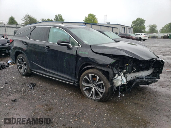 2018 Lexus RX 350L Premium with VIN JTJDZKCA2J2011527, listed as a Copart auction lot 57765915 with 51,454 mi miles and Salvage title. Bid and sale history available at DreamBid. Image 4.