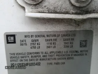 2015 Chevrolet Impala LT с VIN 2G1125S34F9283402, выставлен на аукционе Copart как лот 55654535 с пробегом 170 025 миль миль и На запчасти • Non repairable. История ставок и продаж доступна на DreamBid. Изображение 13.