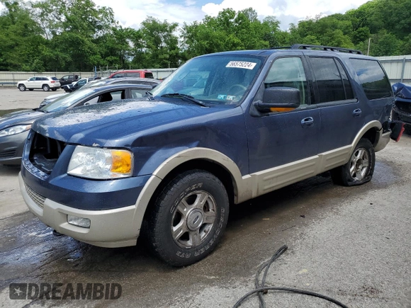 2006 Ford Expedition Eddie Bauer with VIN 1FMFU185X6LA43235, listed as a Copart auction lot 56575224 with 195,677 mi miles and Salvage Title. Bid and sale history available at carsss.com. Image 1.