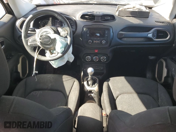2017 Jeep Renegade Sport with VIN ZACCJAAH4HPG18240, listed as a Copart auction lot 47964625 with 107,192 mi miles and Salvage Title. Bid and sale history available at DreamBid. Image 8.