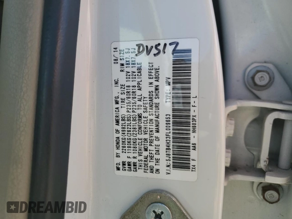 2015 Acura RDX with VIN 5J8TB4H33FL009653, listed as a Copart auction lot 44804085 with 185,407 mi miles and Salvage Title. Bid and sale history available at carsss.com. Image 14.
