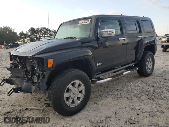 2006 Hummer H3 with VIN 5GTDN136868178749, listed as a Copart auction lot 75486784 with 168,493 mi miles and Clean Title. Bid and sale history available at carsss.com. Image 1.