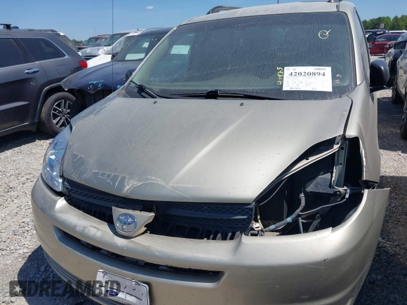 2005 Toyota Sienna CE with VIN 5TDZA23C15S227689, listed as a IAAI auction lot 42020894 with 307,314 mi miles and . Bid and sale history available at DreamBid. Image 13.