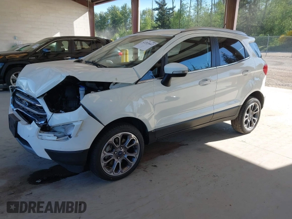 2021 Ford EcoSport Titanium z VIN MAJ6S3KL8MC402081, wystawiony jako IAAI lot #42203667 z przebiegiem 63 159 mil mil oraz . Historia ofert i sprzedaży dostępna na DreamBid. Obrazek 18.