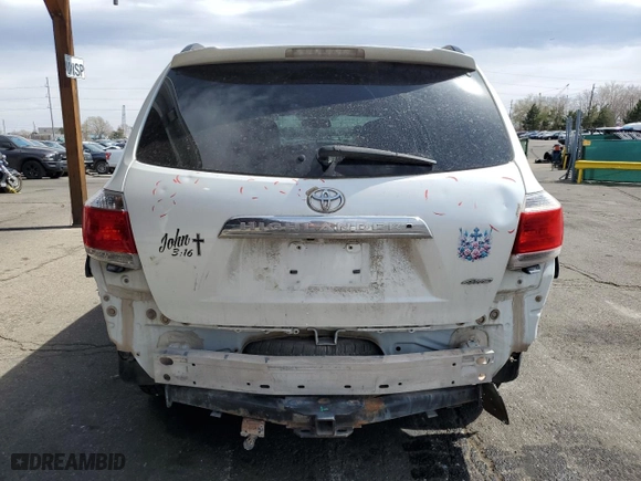 2012 Toyota Highlander with VIN 5TDBK3EH8CS171194, listed as a Copart auction lot 51242535 with 226,328 mi miles and Salvage Title. Bid and sale history available at carsss.com. Image 6.