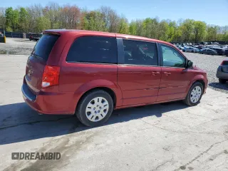 2015 Dodge Grand Caravan SE with VIN 2C4RDGBG6FR569383, listed as a Copart auction lot 55075745 with 45,474 mi miles and Salvage Title. Bid and sale history available at DreamBid. Image 3.