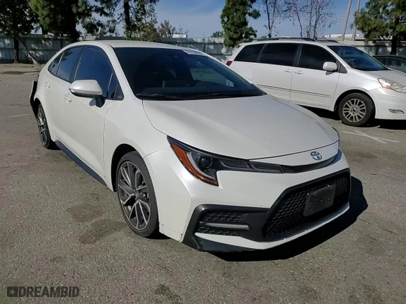 2021 Toyota Corolla SE with VIN 5YFS4MCE6MP097647, listed as a Copart auction lot 47232995 with 54,205 mi miles and Salvage Title. Bid and sale history available at carsss.com. Image 11.