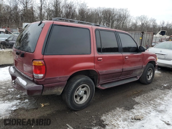 1999 Mercury Mountaineer with VIN 4M2ZU52E8XUJ22216, listed as a Copart auction lot 86806614 with 160,983 mi miles and Salvage title. Bid and sale history available at DreamBid. Image 3.