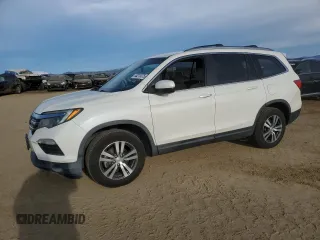 2017 Honda Pilot EX with VIN 5FNYF6H38HB031383, listed as a Copart auction lot 45213375 with 91,290 mi miles and Salvage Title. Bid and sale history available at DreamBid. Image 1.