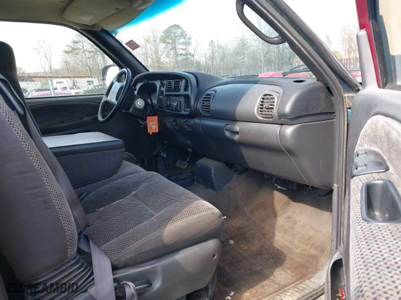 1999 Dodge Ram 1500 with VIN 3B7HF13Z7XG118165, listed as a IAAI auction lot 41385547 with 1 mi miles. Bid and sale history available at carsss.com. Image 5.