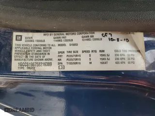 2005 Chevrolet Colorado LS Z85 with VIN 1GCCS196758216389, listed as a Copart auction lot 45340965 with 124,533 mi miles and Salvage Title. Bid and sale history available at carsss.com. Image 12.