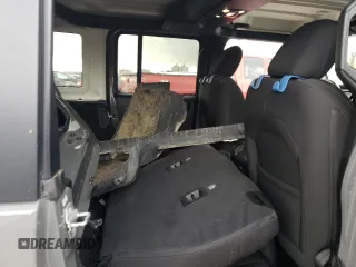 2021 Jeep Wrangler Unlimited Sport S with VIN 1C4HJXDG4MW609644, listed as a Copart auction lot 55459145 with 55,400 mi miles and Salvage title. Bid and sale history available at DreamBid. Image 11.