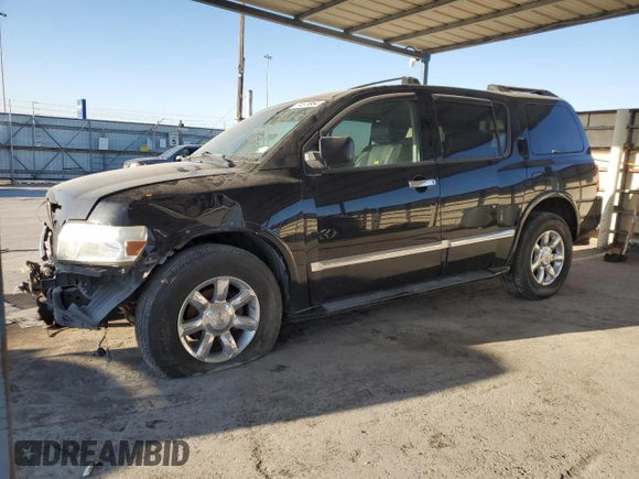 2005 Infiniti QX56 with VIN 5N3AA08C95N814113, listed as a Copart auction lot 74579964 with 172,135 mi miles and Clean Title. Bid and sale history available at carsss.com. Image 1.