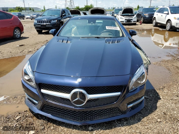 2014 Mercedes-Benz SL-Class SL 550 with VIN WDDJK7DA5EF022631, listed as a Copart auction lot 62602684 with 58,423 mi miles and Salvage Title. Bid and sale history available at carsss.com. Image 5.