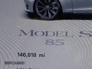 2013 Tesla Model S with VIN 5YJSA1CN5DFP11381, listed as a IAAI auction lot 42087803 with 146,818 mi miles and . Bid and sale history available at DreamBid. Image 7.