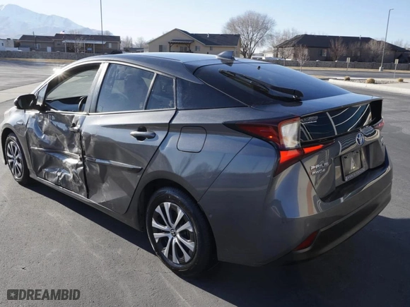 2022 Toyota Prius LE with VIN JTDL9MFU7N3037119, listed as a Copart auction lot 44182575 with 51,417 mi miles and Salvage Title. Bid and sale history available at carsss.com. Image 4.