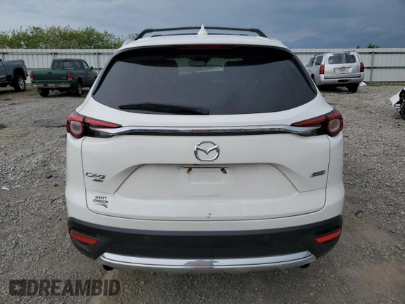 2018 Mazda CX-9 Signature with VIN JM3TCBEY8J0205427, listed as a Copart auction lot 55131585 with 123,812 mi miles and Salvage title. Bid and sale history available at DreamBid. Image 6.