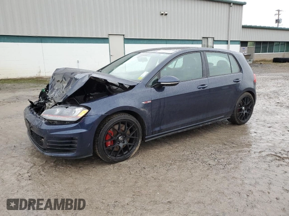 2015 Volkswagen Golf GTI Autobahn w/Performance Pkg with VIN 3VW447AUXFM092608, listed as a Copart auction lot 69382632 with 48,140 mi miles. Bid and sale history available at carsss.com. Image 1.