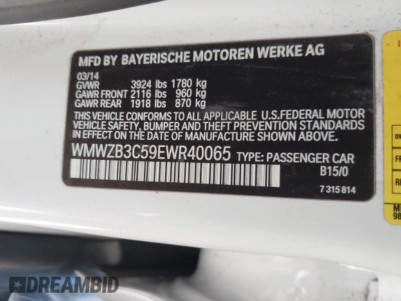 2014 MINI Countryman with VIN WMWZB3C59EWR40065, listed as a IAAI auction lot 40838816 with 80,000 mi miles and . Bid and sale history available at DreamBid. Image 9.