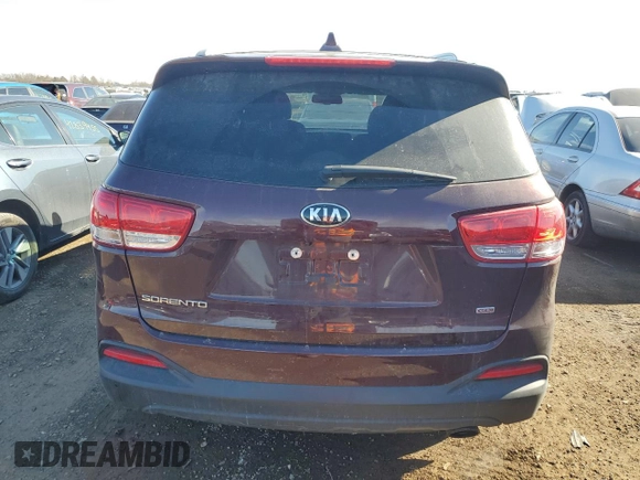 2018 Kia Sorento LX with VIN 5XYPGDA38JG431868, listed as a Copart auction lot 42748915 with 76,367 mi miles and Salvage Title. Bid and sale history available at carsss.com. Image 6.