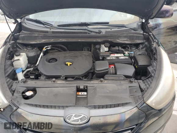 2015 Hyundai Tucson GLS with VIN KM8JT3AF9FU002360, listed as a Copart auction lot 45791245 with 44,485 mi miles and Salvage Title. Bid and sale history available at DreamBid. Image 12.