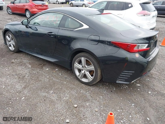 2016 Lexus RC 200t with VIN JTHHA5BC9G5001485, listed as a IAAI auction lot 41578795 with 123,056 mi miles. Bid and sale history available at carsss.com. Image 3.