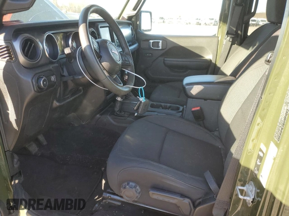 2023 Jeep Wrangler Sport S with VIN 1C4HJXDG7PW533826, listed as a Copart auction lot 86688294 with 40,336 mi miles and Salvage Title. Bid and sale history available at DreamBid. Image 7.