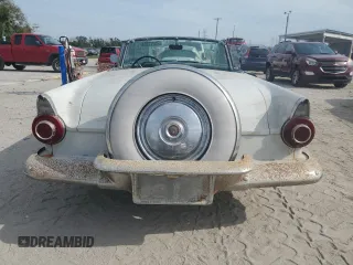 1956 Ford Thunderbird with VIN P6FH263430, listed as a Copart auction lot 75977804 with 52,420 mi miles and Salvage Title. Bid and sale history available at DreamBid. Image 6.