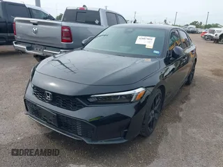 2025 Honda Civic Sport with VIN 2HGFE2F50SH507426, listed as a IAAI auction lot 42087091 with 9,660 mi miles and . Bid and sale history available at DreamBid. Image 6.