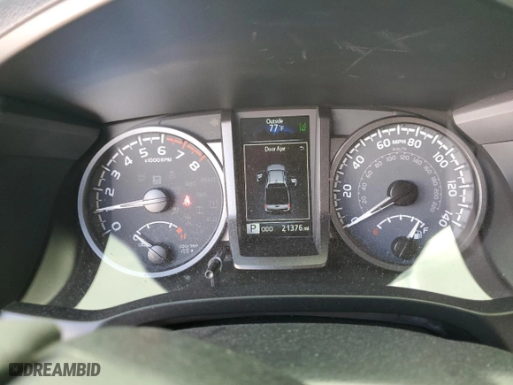 2022 Toyota Tacoma 4WD SR with VIN 3TYCZ5AN7NT101670, listed as a Copart auction lot 86912734 with 21,376 mi miles and Salvage Title. Bid and sale history available at carsss.com. Image 9.