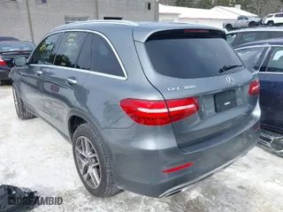 2018 Mercedes-Benz GLC with VIN WDC0G4KB3JV115854, listed as a IAAI auction lot 41572191 with 63,710 mi miles. Bid and sale history available at carsss.com. Image 3.