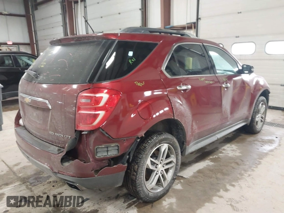2016 Chevrolet Equinox LTZ with VIN 2GNFLGE35G6165645, listed as a IAAI auction lot 41731637 with 122,026 mi miles. Bid and sale history available at carsss.com. Image 4.