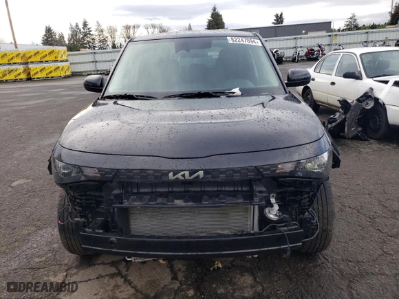 2025 Kia Soul LX with VIN KNDJ23AU8S7924178, listed as a Copart auction lot 82247894 with 7,604 mi miles and Salvage Title. Bid and sale history available at carsss.com. Image 5.