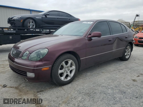 2001 Lexus GS 300 with VIN JT8BD69S810140768, listed as a Copart auction lot 51390715 with 232,808 mi miles and Salvage Title. Bid and sale history available at DreamBid. Image 1.