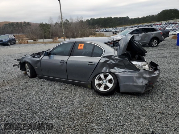 2008 BMW 5 Series 528i with VIN WBANU53528CT12858, listed as a Copart auction lot 49262285 with Not Provided miles and Non Repairable. Bid and sale history available at carsss.com. Image 2.