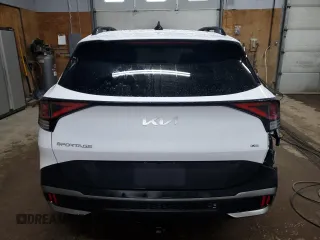 2024 Kia Sportage X-Line with VIN 5XYK6CDF6RG184553, listed as a Copart auction lot 78431414 with 7,144 mi miles and Salvage Title. Bid and sale history available at carsss.com. Image 6.