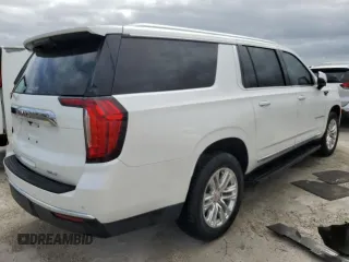 2022 GMC Yukon XL SLT with VIN 1GKS1GKD2NR167076, listed as a Copart auction lot 74606914 with 43,208 mi miles and Non Repairable. Bid and sale history available at carsss.com. Image 3.