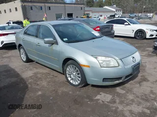 2006 Mercury Milan Premier with VIN 3MEHM08116R650273, listed as a IAAI auction lot 41743063 with 55,420 mi miles and . Bid and sale history available at carsss.com. Image 1.